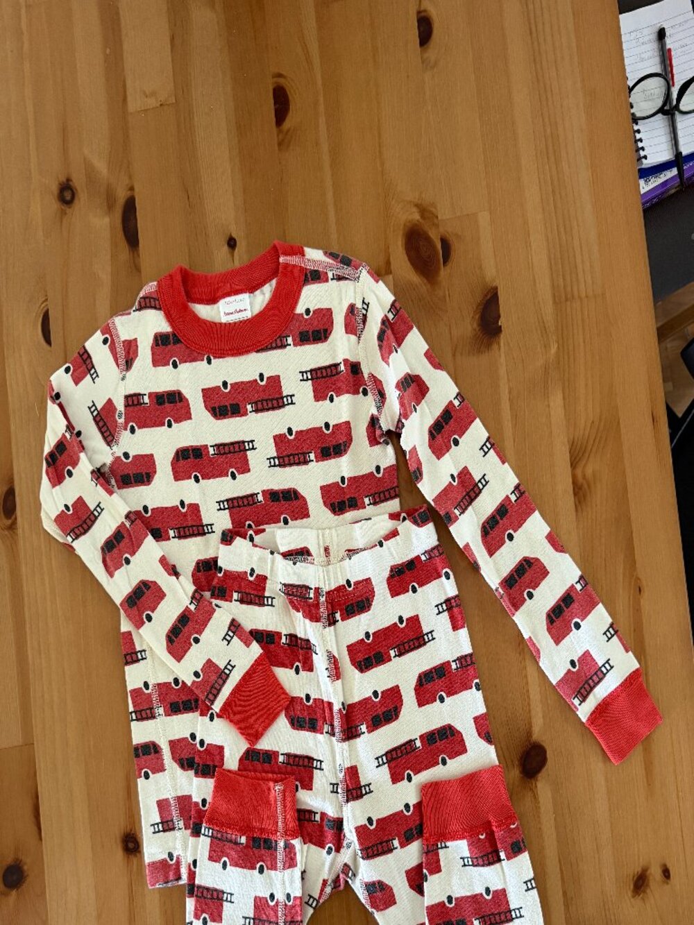 Hanna Andersson Kids Pajama Set 100% Organic Cotton